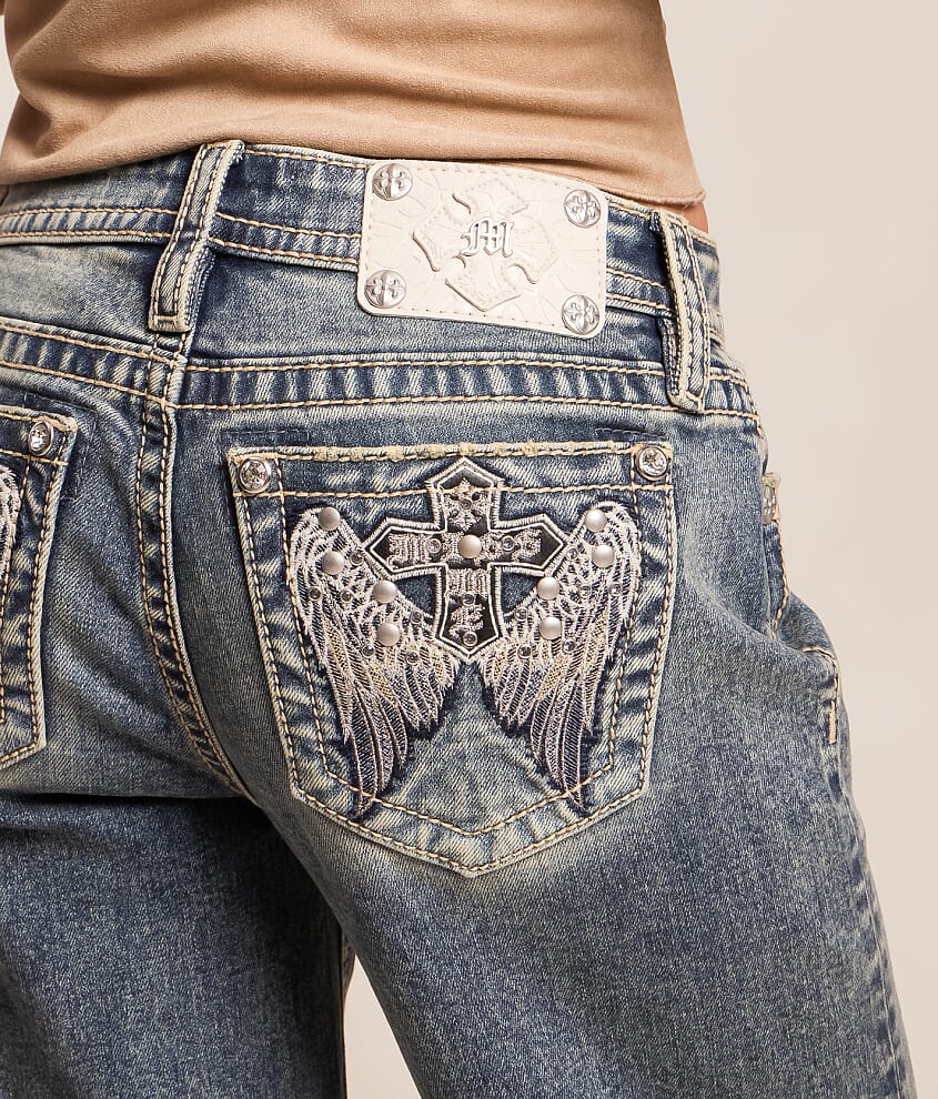 Low Rise Wide Leg Stretch Jean