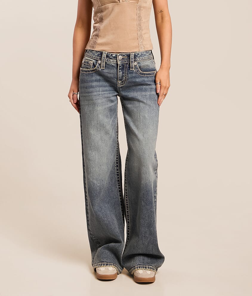Low Rise Wide Leg Stretch Jean - thumbnail 2