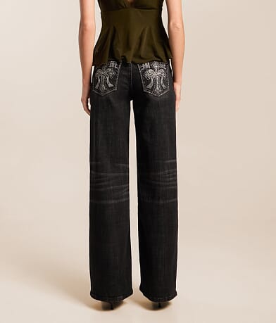 Low Rise Wide Leg Stretch Jean thumbnail 4