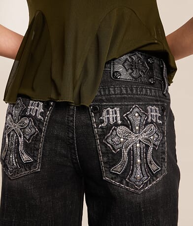 Low Rise Wide Leg Stretch Jean thumbnail 5