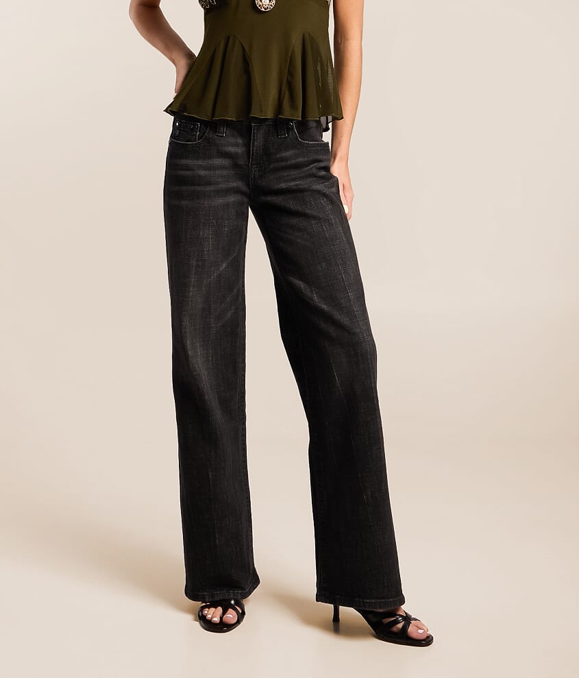 Low Rise Wide Leg Stretch Jean