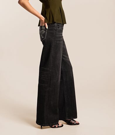 Low Rise Wide Leg Stretch Jean thumbnail 3