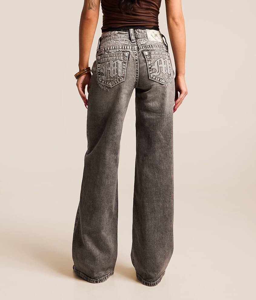 Low Rise Wide Leg Stretch Jean thumbnail 4