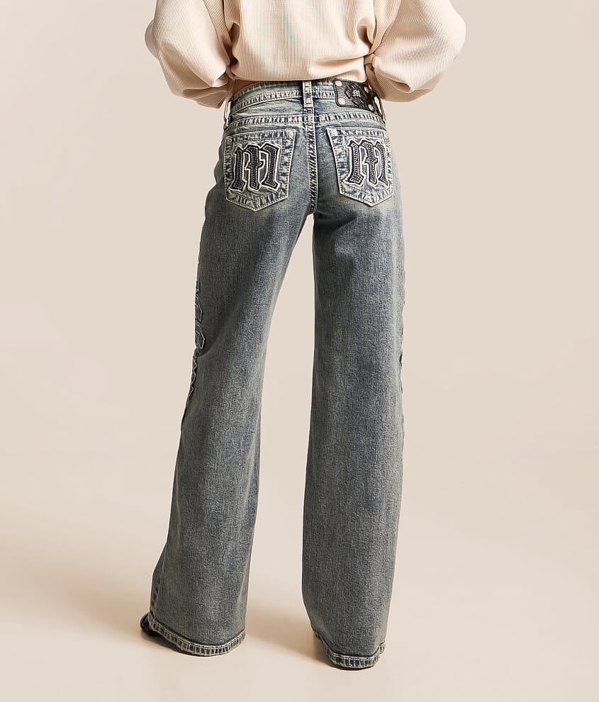 Low Rise Wide Leg Stretch Jean thumbnail 4