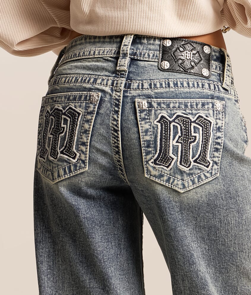 Low Rise Wide Leg Stretch Jean thumbnail 5
