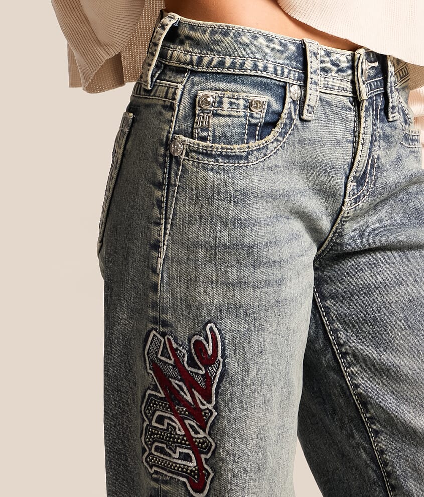 Low Rise Wide Leg Stretch Jean thumbnail 6