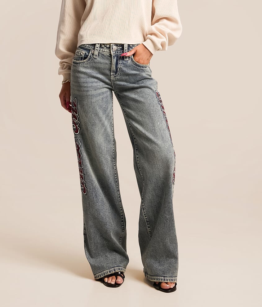 Low Rise Wide Leg Stretch Jean thumbnail 2
