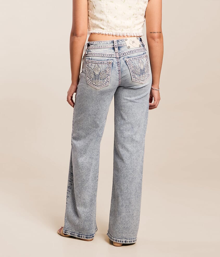 Low Rise Wide Stretch Jean