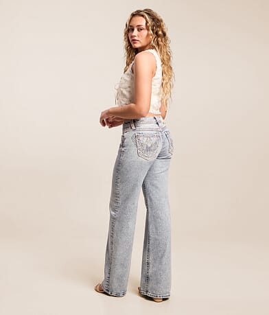 Low Rise Wide Stretch Jean