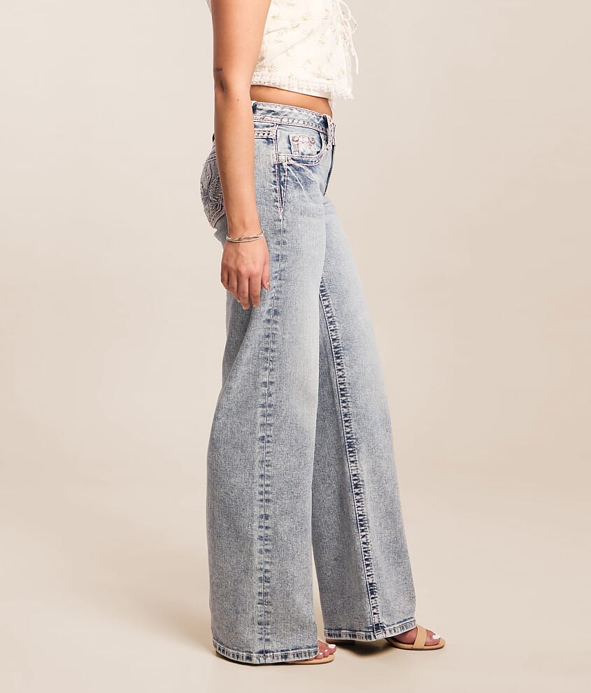 Low Rise Wide Stretch Jean