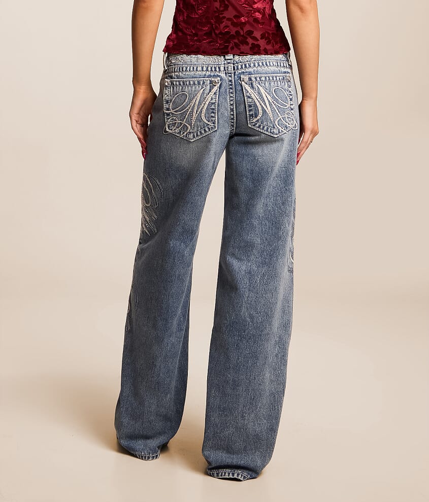 Low Rise Wide Leg Jean