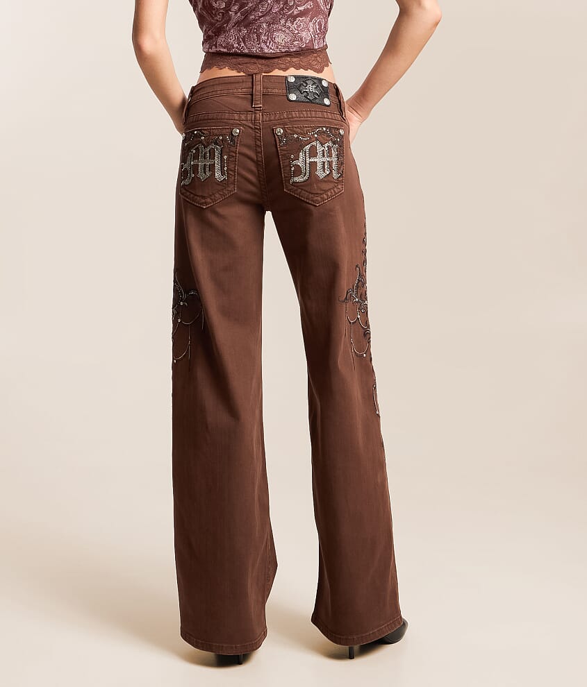 Low Rise Wide Leg Stretch Jean - thumbnail 4