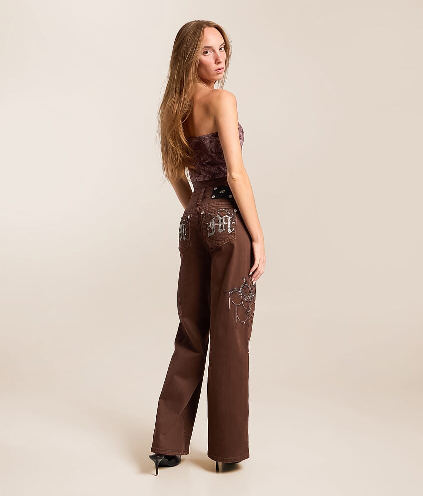 Low Rise Wide Leg Stretch Jean