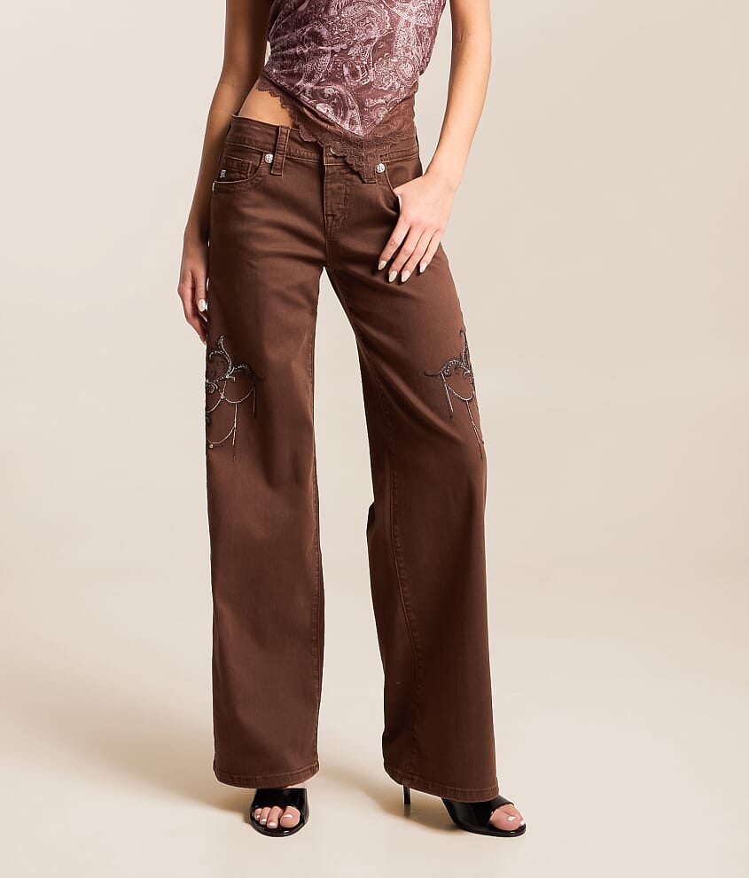 Low Rise Wide Leg Stretch Jean - thumbnail 2