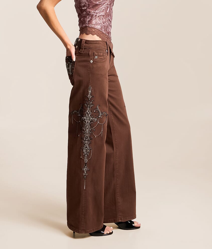 Low Rise Wide Leg Stretch Jean - thumbnail 3