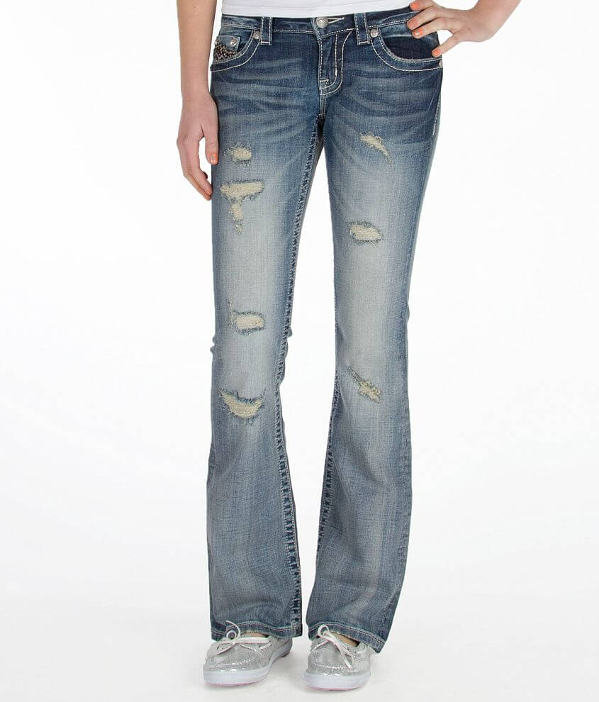 Miss Me Grinded Boot Stretch Jean front view