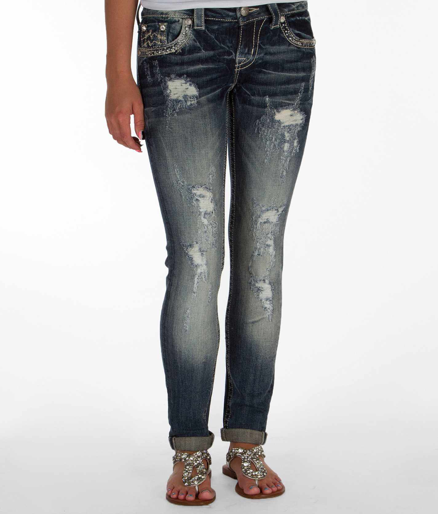 miss me cuffed skinny jeans