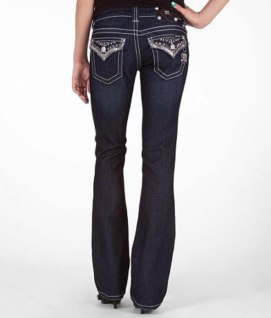 Miss Me Chain Trim Boot Stretch Jean BACK