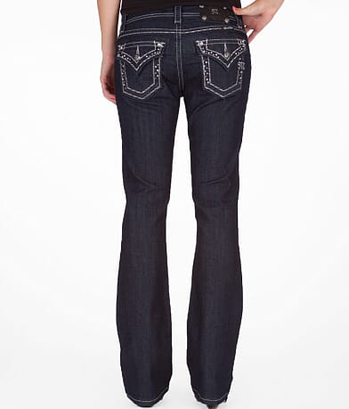 Miss Me Flap Pocket Easy Boot Stretch Jean back view
