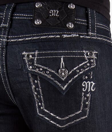 Miss Me Flap Pocket Easy Boot Stretch Jean back pocket view