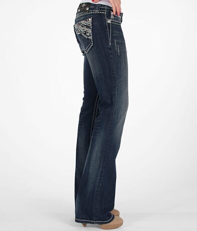 Miss Me Easy Boot Mixed Hardware Stretch Jean full right side view