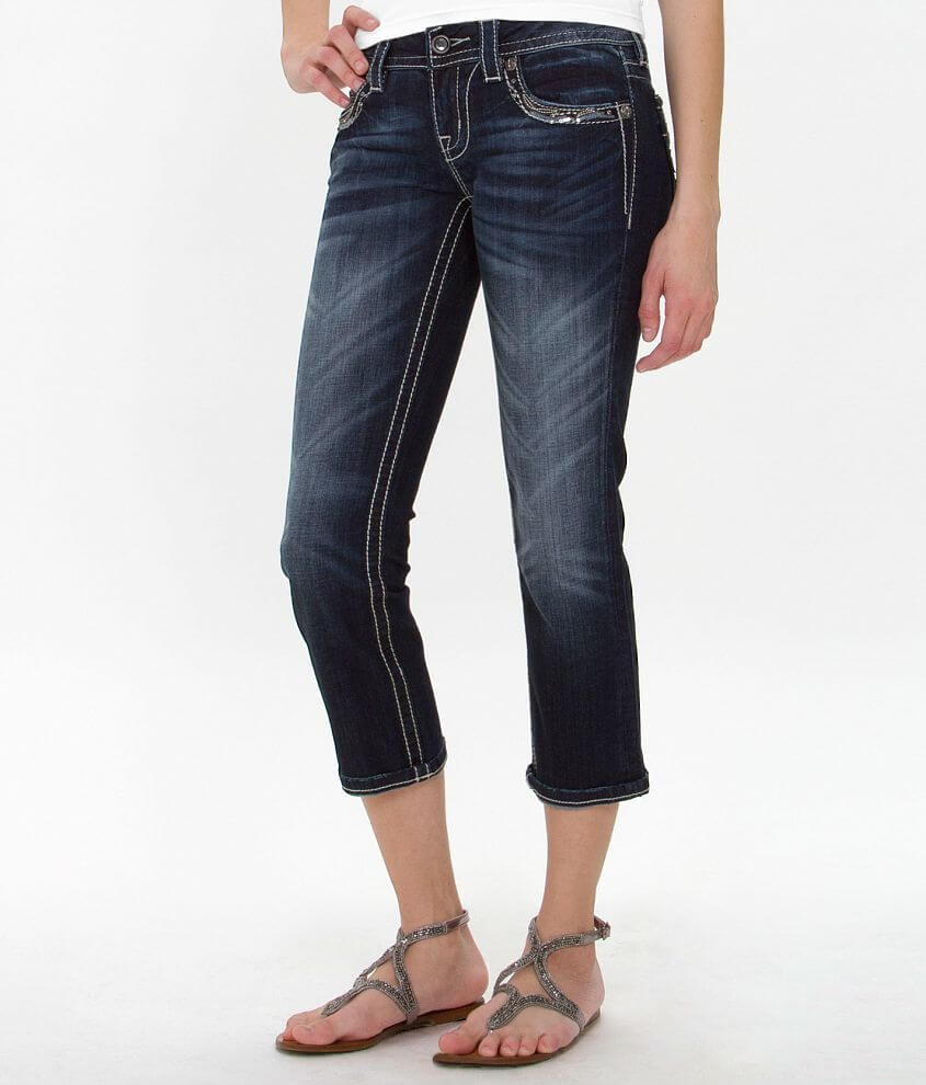 Miss Me Cropped Stretch Jean front view