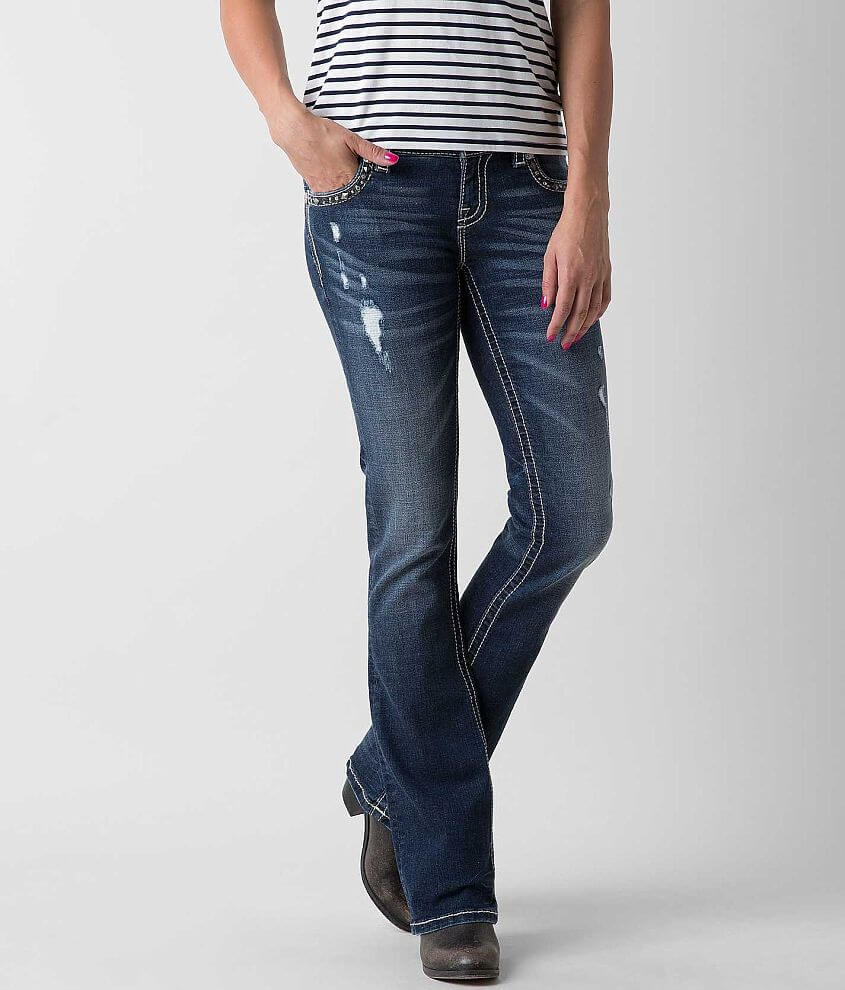 Miss Me Boot Stretch Jean front view