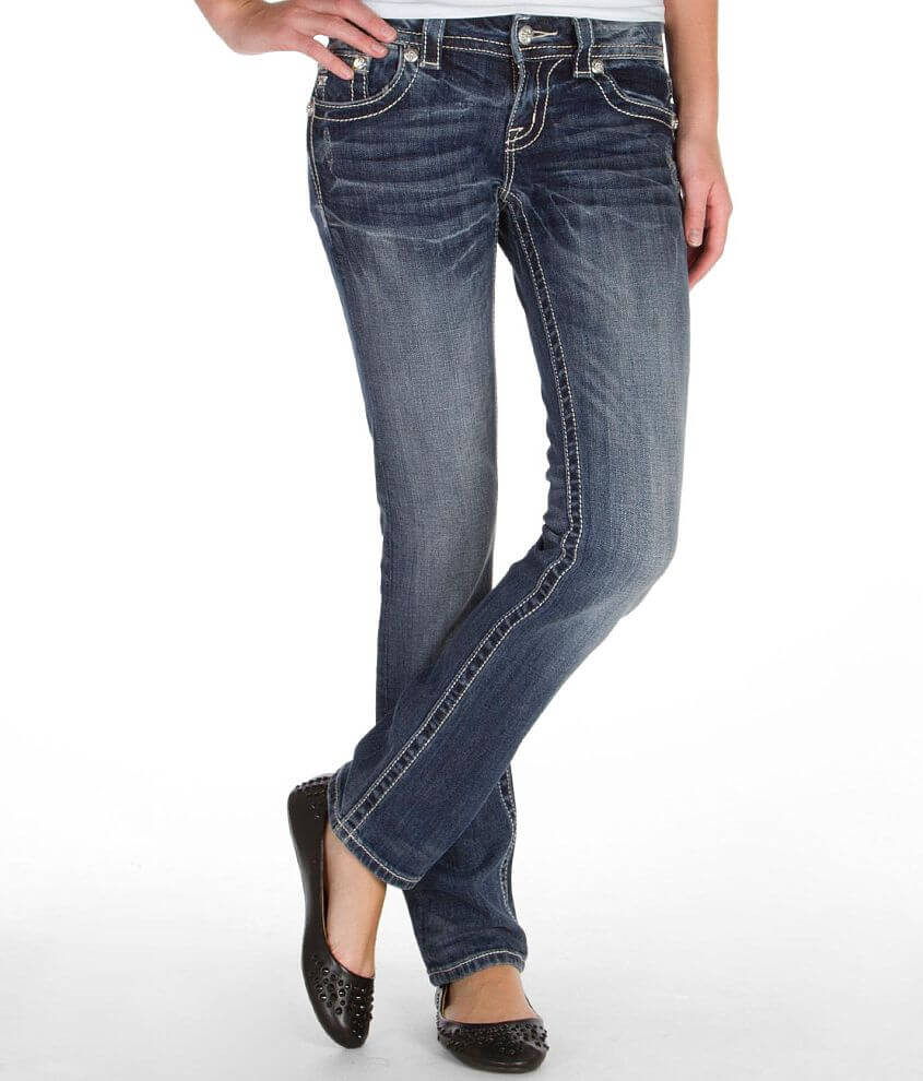 Miss Me Straight Stretch Jean front view