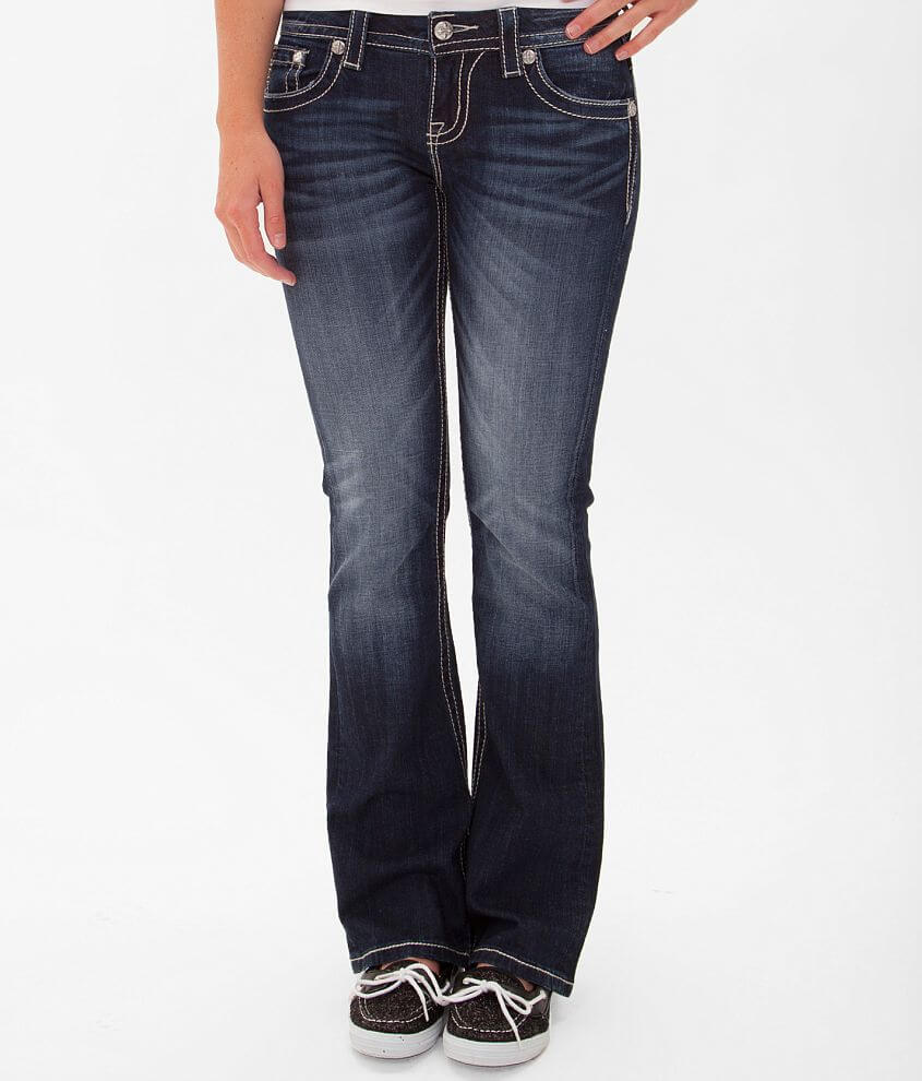 Jeans Miss Me Easy Boot - Taille 27 - Coupe Bootcut Avec Chaînes Et Clous - État Très Bon