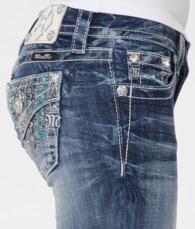 Miss Me Boot Stretch Jean right detail view