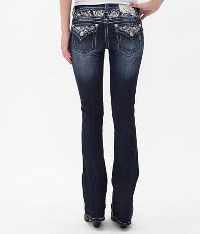 Miss Me Boot Stretch Jean back view