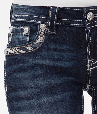 Miss Me Boot Stretch Jean front pocket view