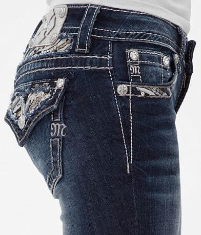 Miss Me Boot Stretch Jean right detail view