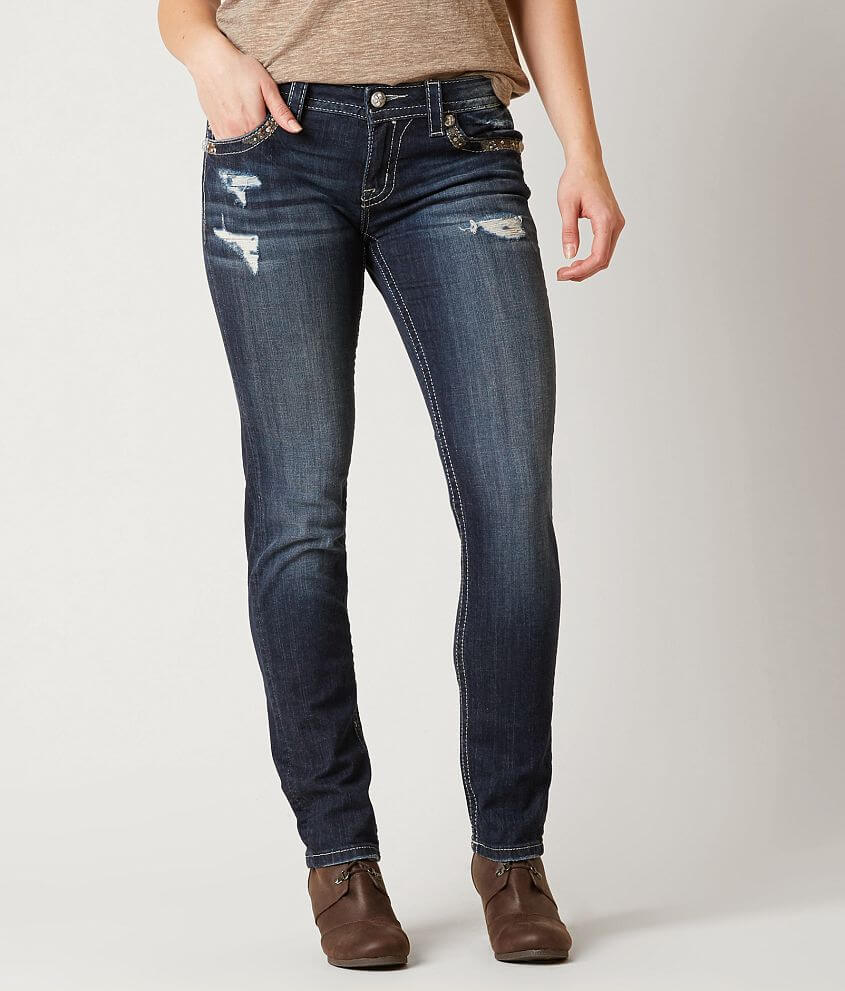 Miss Me Easy Skinny Stretch Jean front view