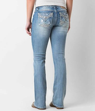 Miss Me Easy Boot Stretch Jean back view