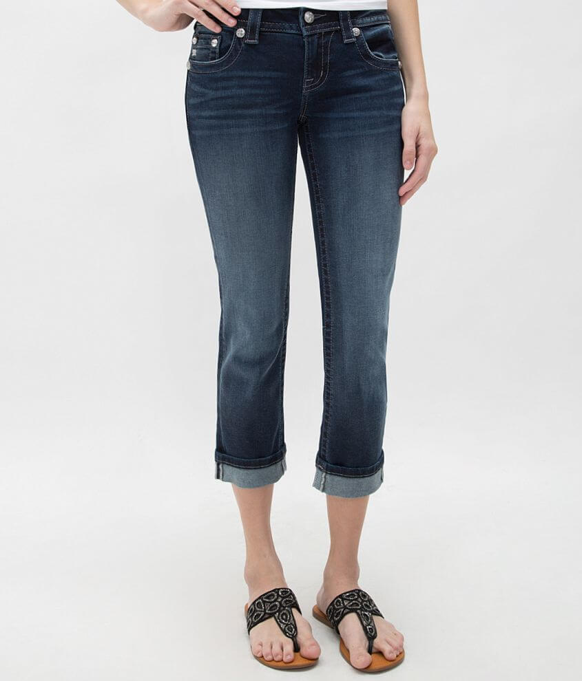 Miss Me Cropped Stretch Jean front view