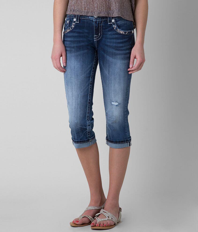 Miss Me Easy Cropped Stretch Jean front view