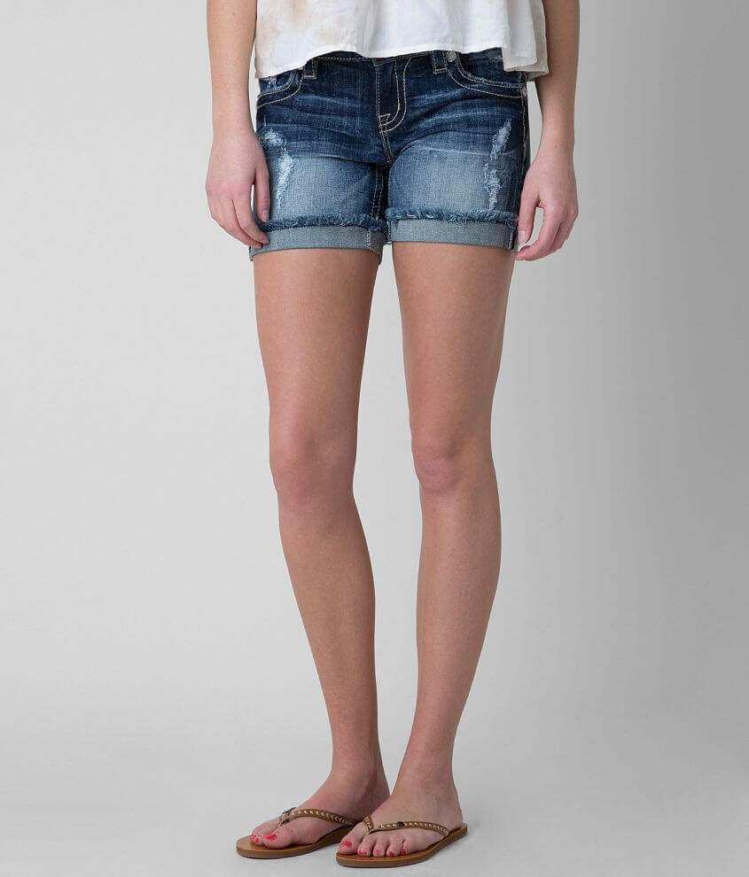 Miss Me Frayed Stretch Short - Women's Shorts in LT 46C | Buckle