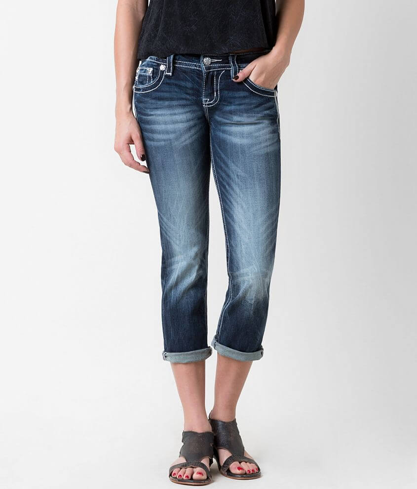 Miss Me Signature Stretch Cropped Jean front view