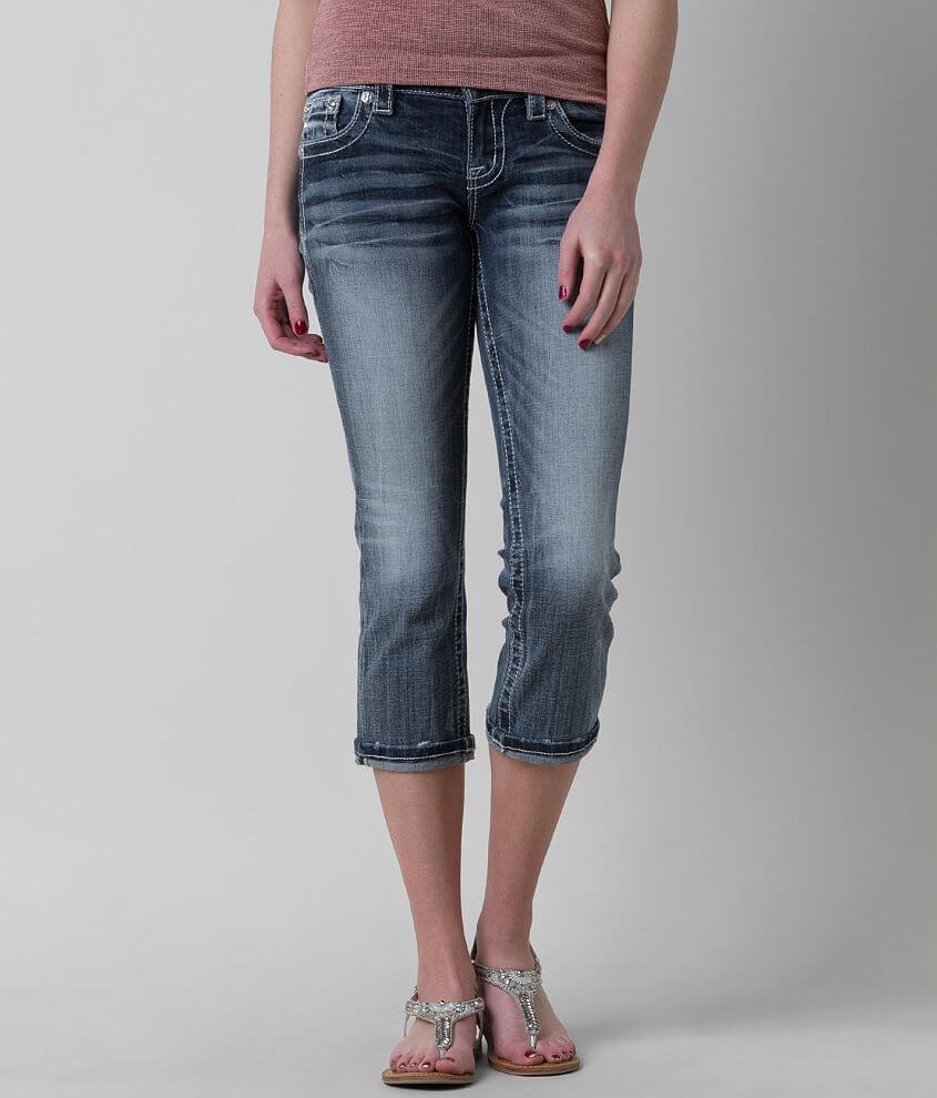 Miss Me Signature Skinny Stretch Cropped Jean front view