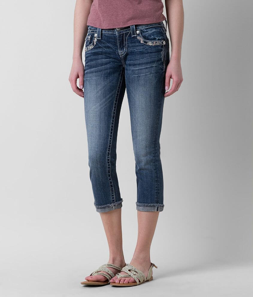 Miss Me Signature Skinny Stretch Cropped Jean front view