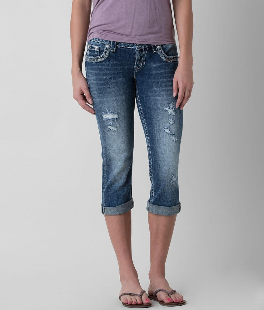 Miss Me Stretch Cropped Jean front view