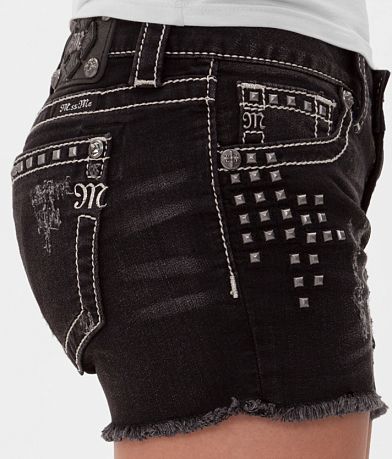 Miss Me Flag Stretch Short RIGHT_DETAIL