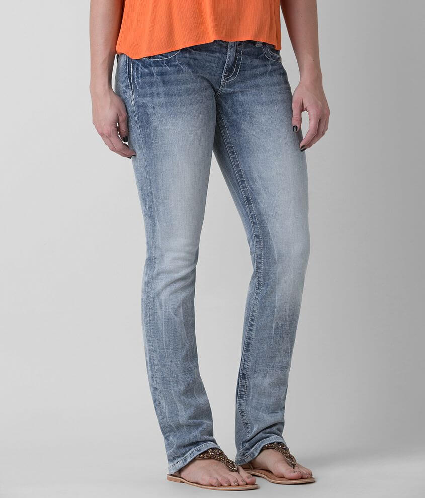 Miss Me Easy Straight Stretch Jean front view