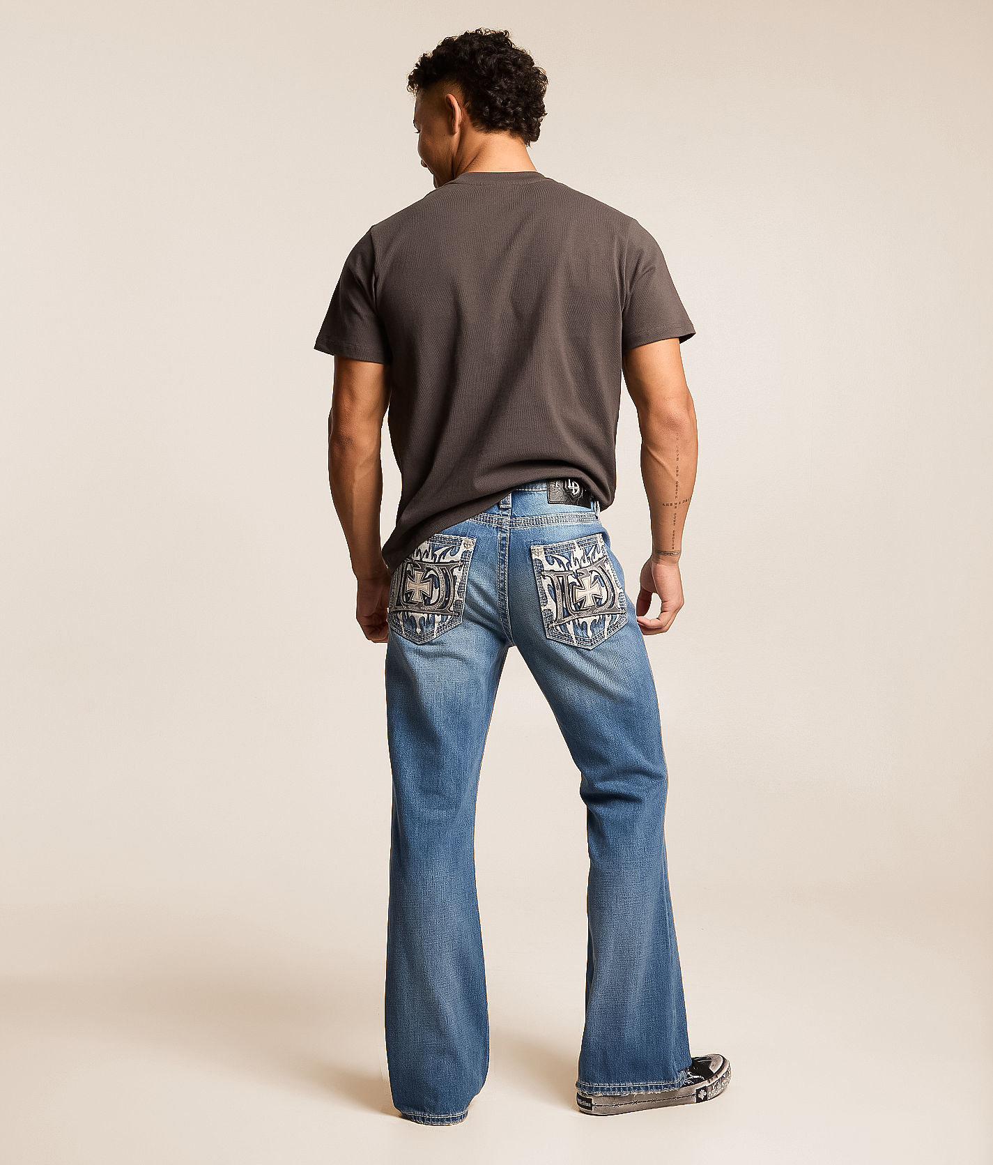 Lowe Dissent Flare Jean - Men's Jeans in MED1011 | Buckle