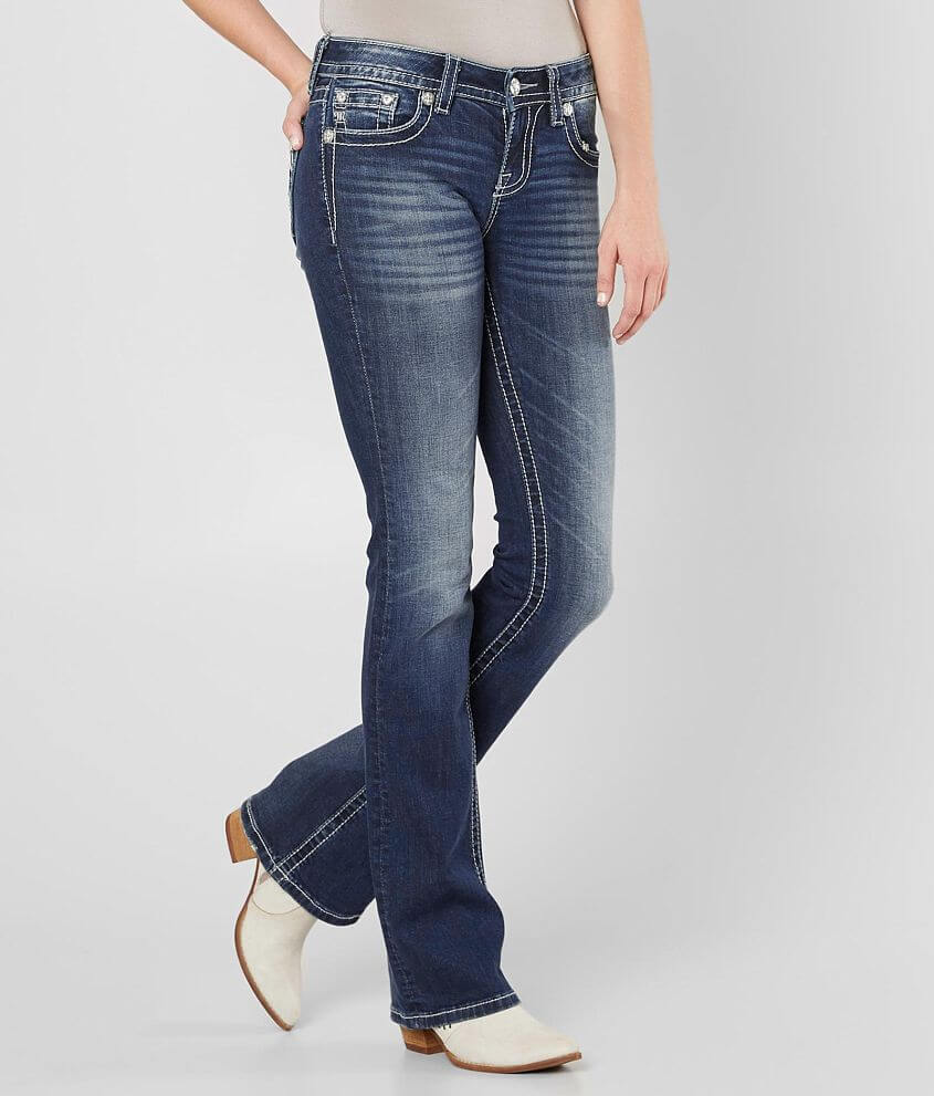 Miss Me Standard Boot Stretch Jean front view