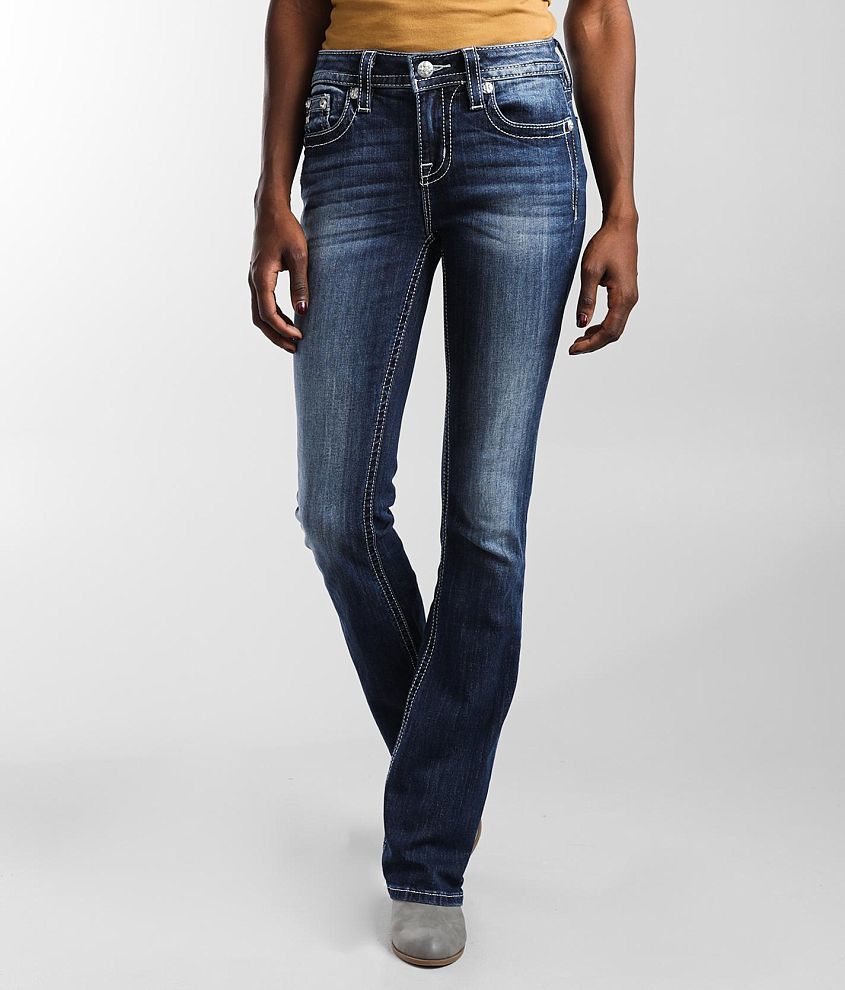 Miss Me Mid-Rise Boot Stretch Jean front view