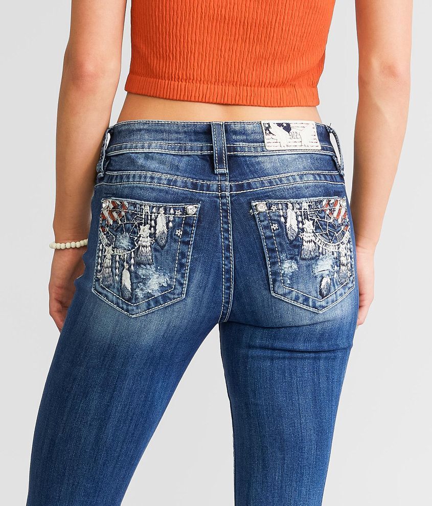 Miss Me Mid-Rise Boot Stretch Jean front view