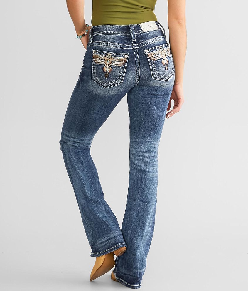 Miss Me Mid-Rise Boot Stretch Jean front view