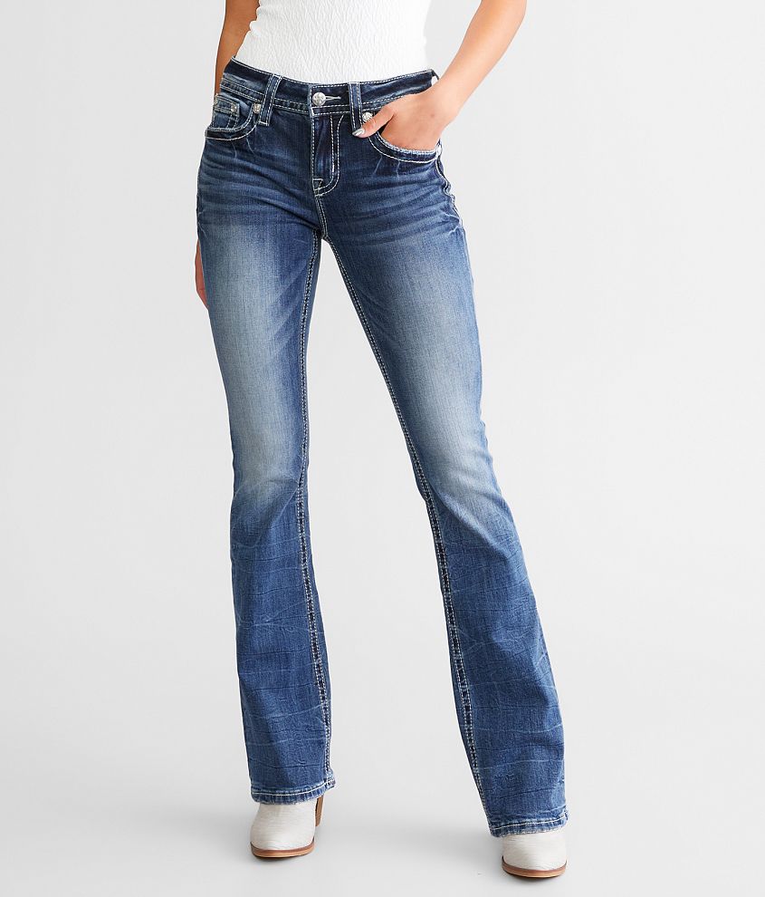 Miss Me Mid-Rise Boot Stretch Jean front view